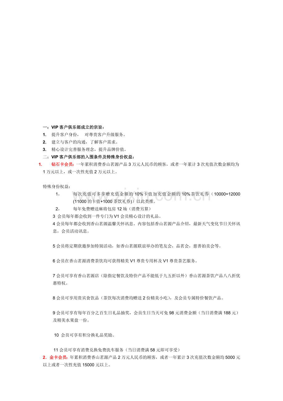 VIP会员管理制度及积分兑换方案.doc_第1页