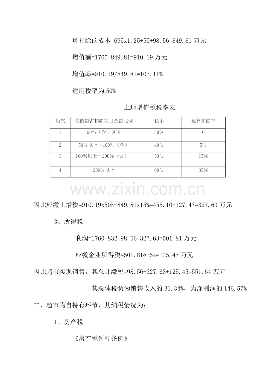 自持商业物业经营税务筹划方案.doc_第3页