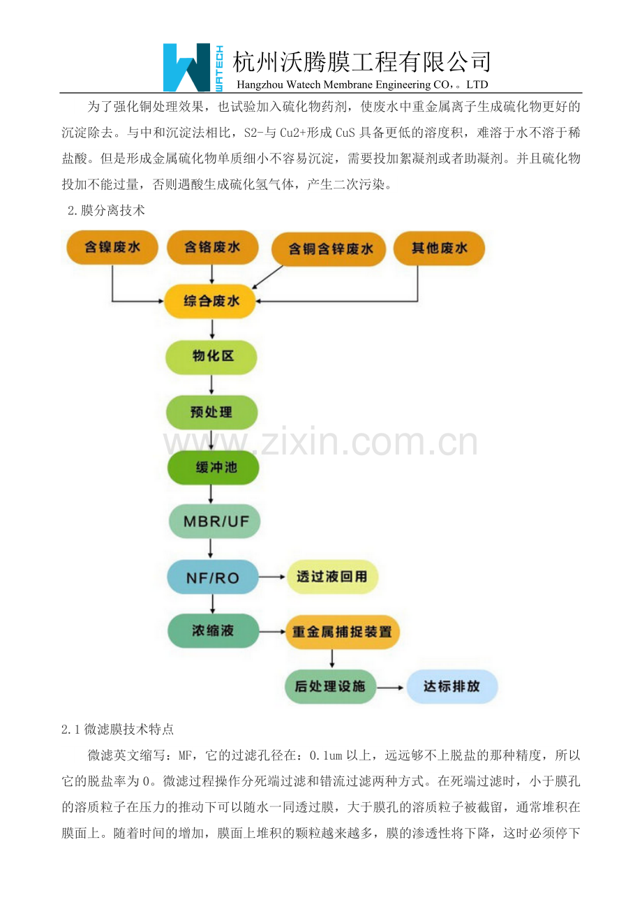 双膜法处理电镀废水介绍.doc_第2页