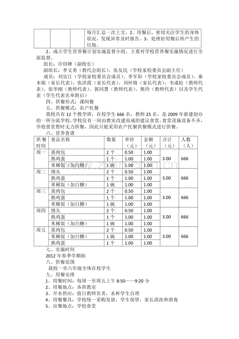 羊街镇第二小学学生营养改善计划方案、制度、职责汇编.doc_第2页