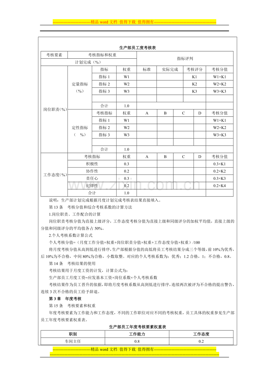 安全生产部绩效考核制度.doc_第3页