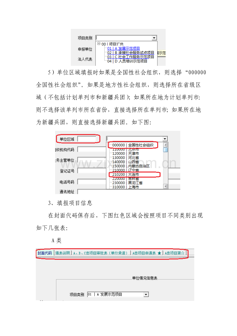 项目信息管理系统使用指南(社会组织).doc_第3页