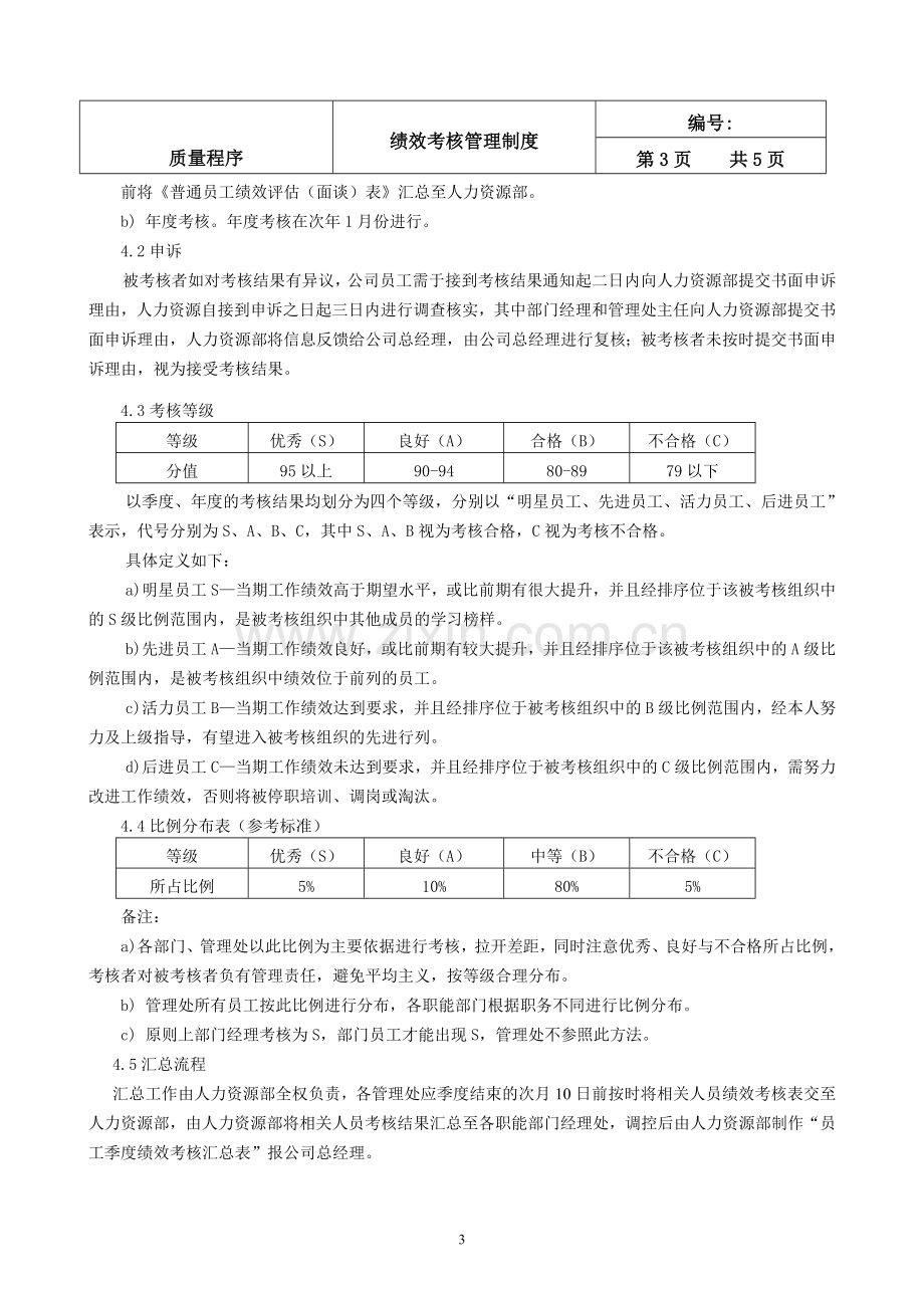 绩效考核管理制度(更新版).doc_第3页