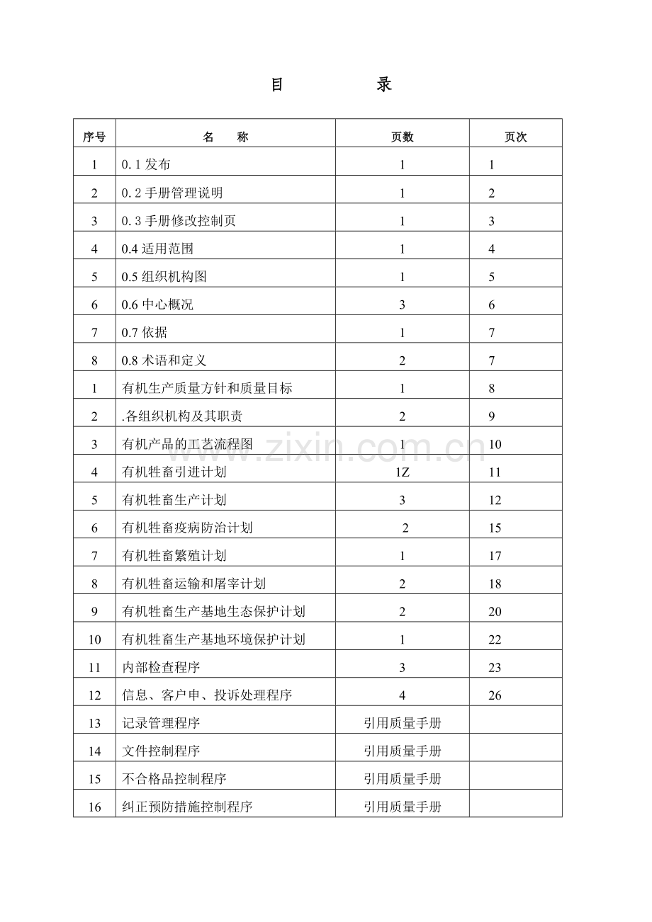 有机产品质量管理手册.doc_第2页