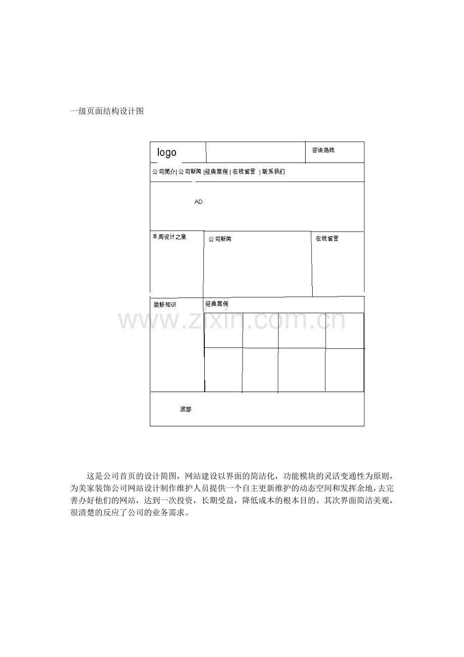 装饰公司网站设计方案书.doc_第2页