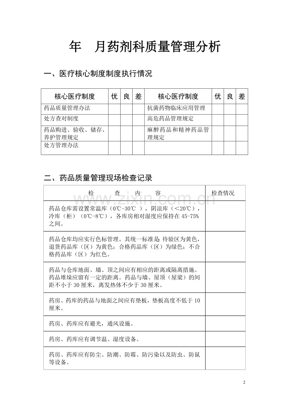 药剂科质量安全管理记录.doc_第2页