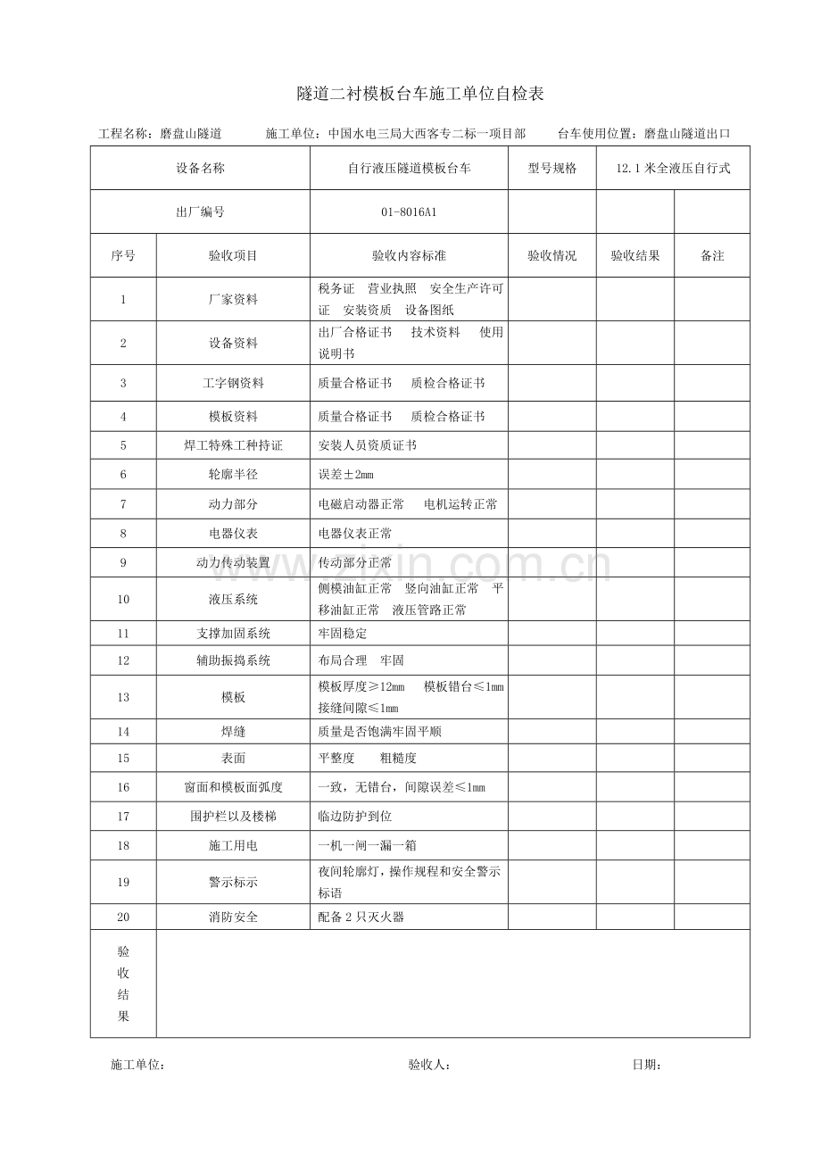 钢模台车验收资料.doc_第2页