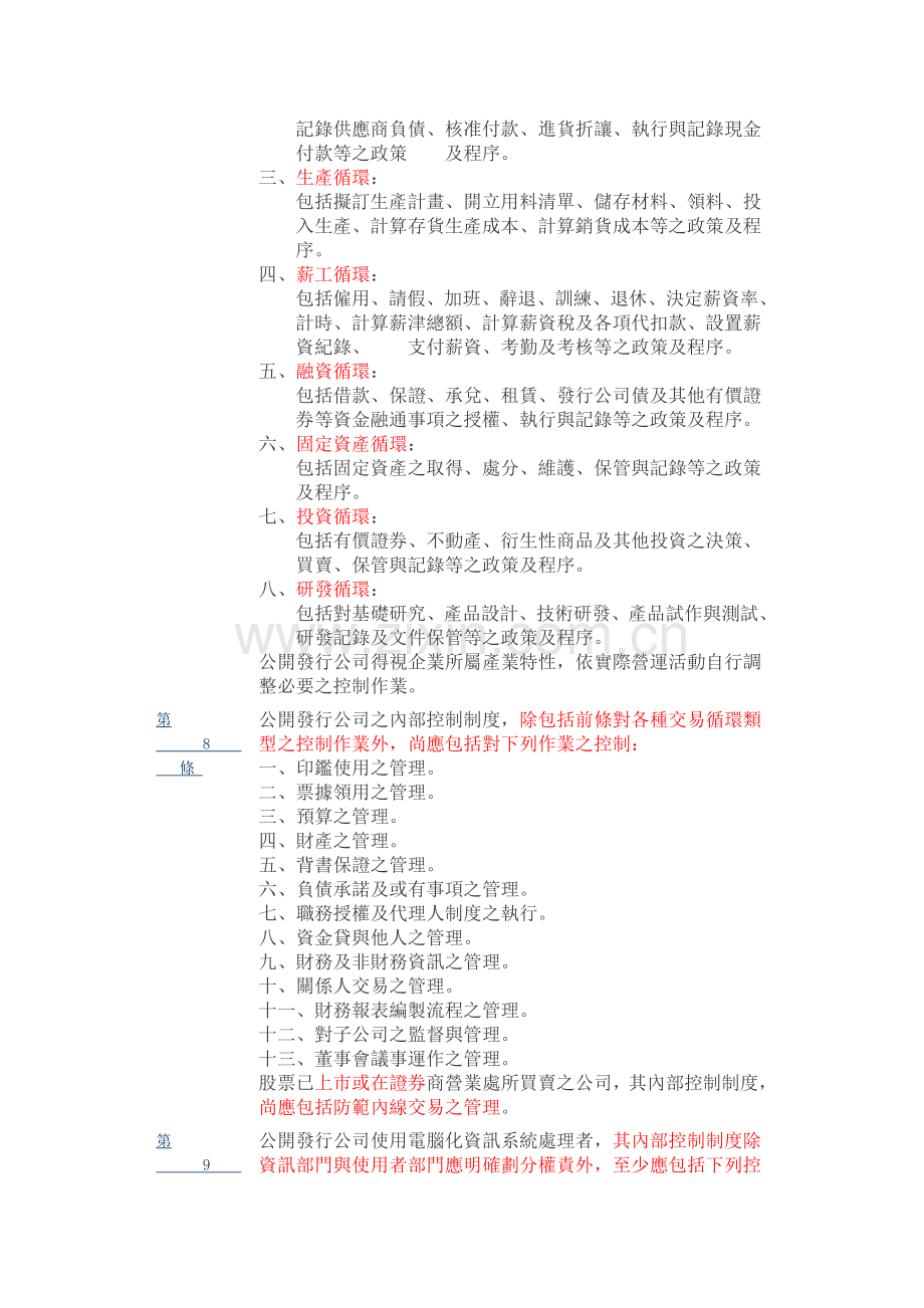 公开发行公司建立内部控制制度处理准则.doc_第3页