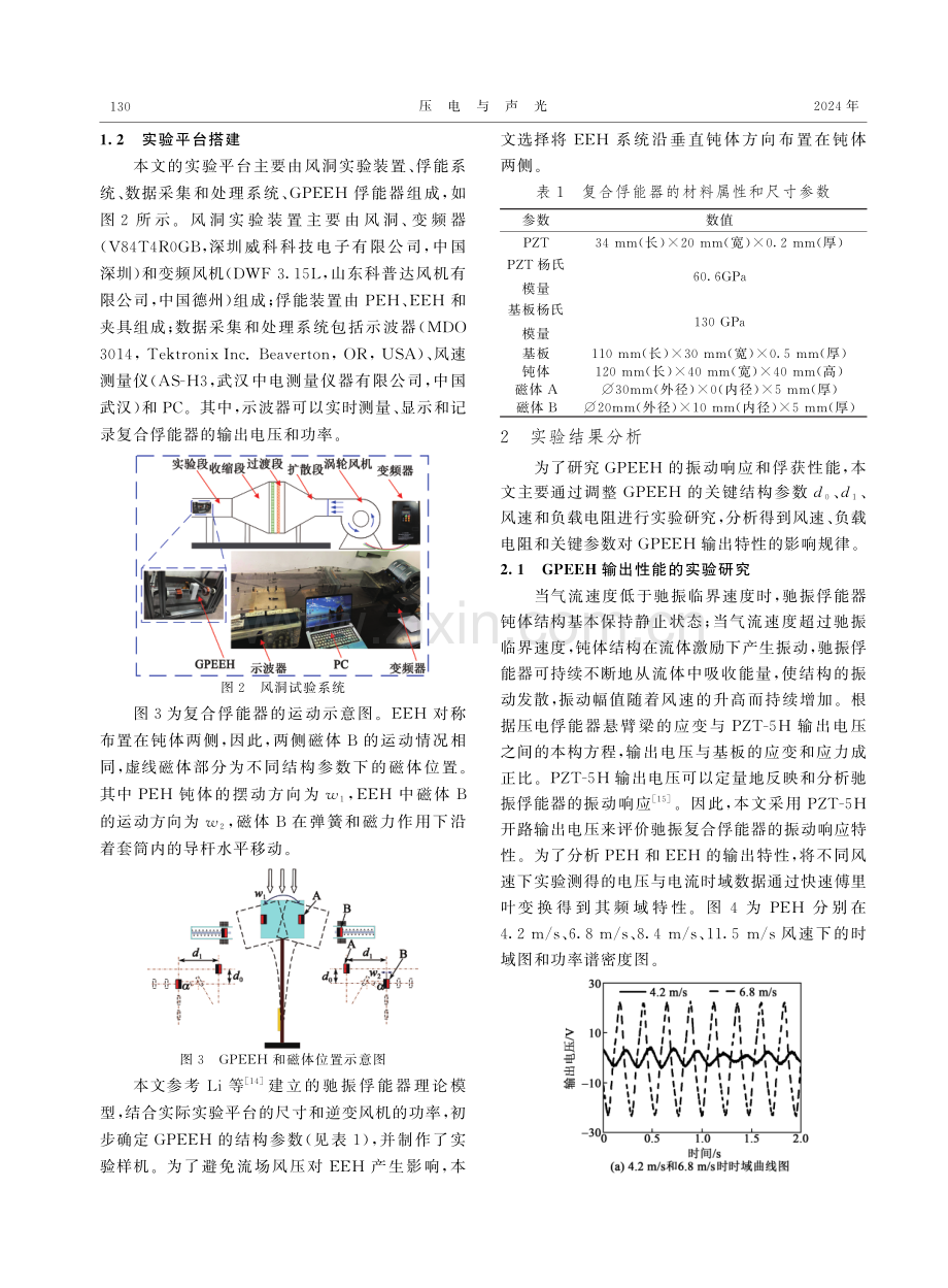 磁力调控驰振压电-电磁复合俘能器设计与研究.pdf_第3页