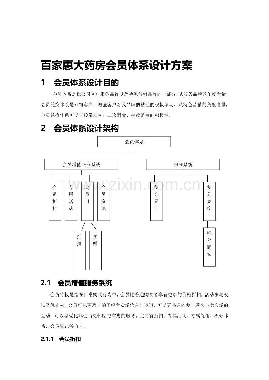 大药房会员体系设计方案.doc_第1页