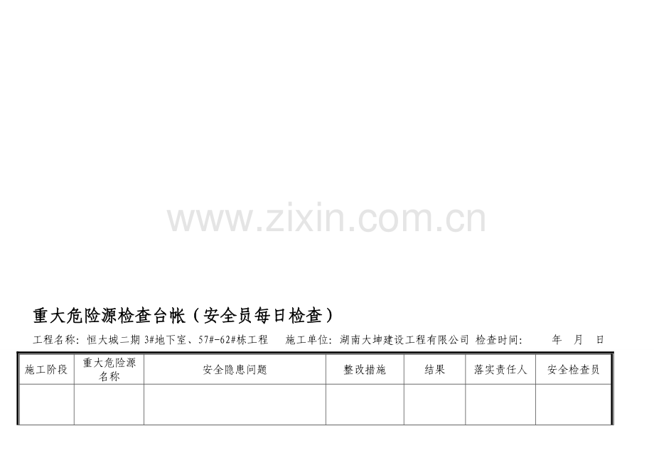 重大危险源检查台帐.doc_第1页