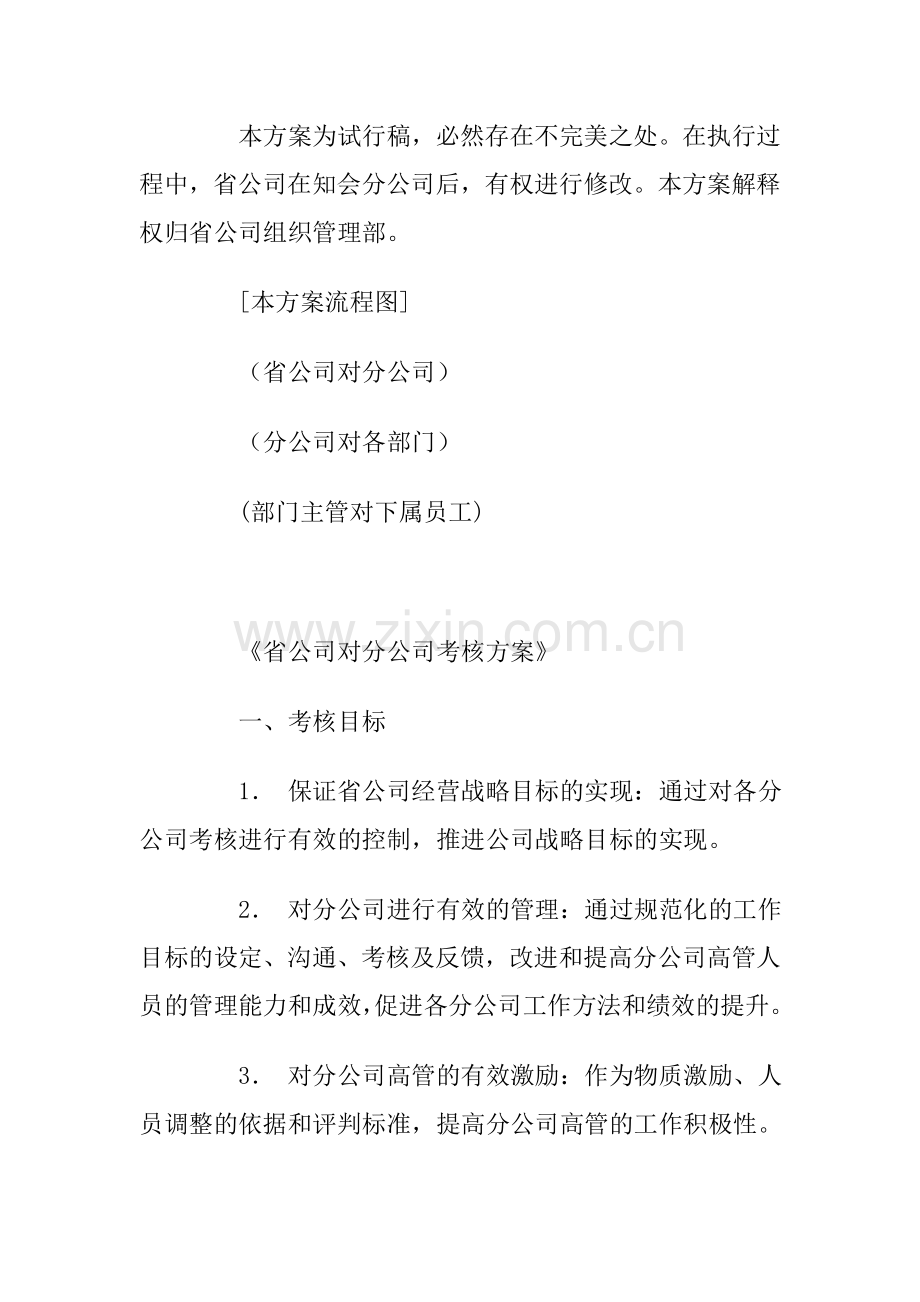 分公司绩效考核方案..doc_第2页