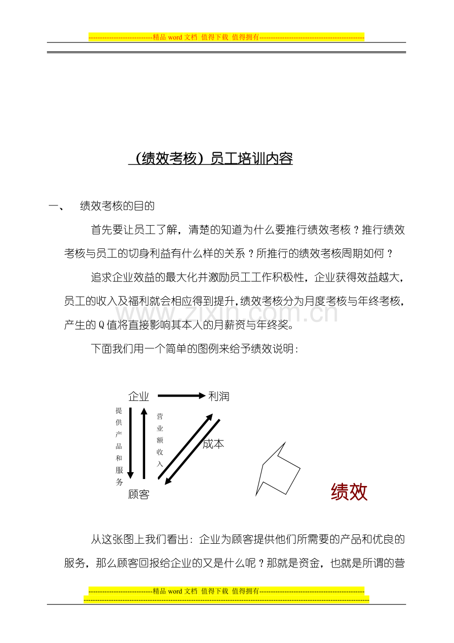 员工培训(绩效考核)..doc_第1页