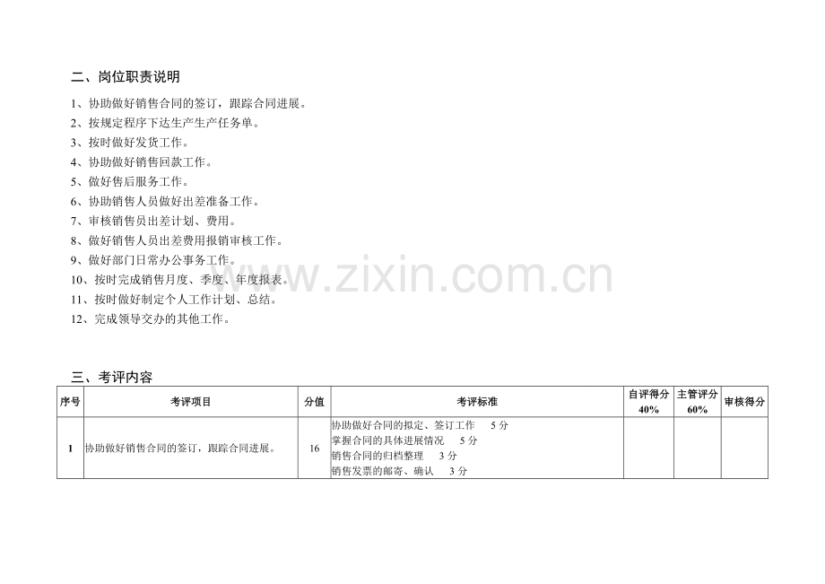 销售内勤绩效考核..doc_第2页