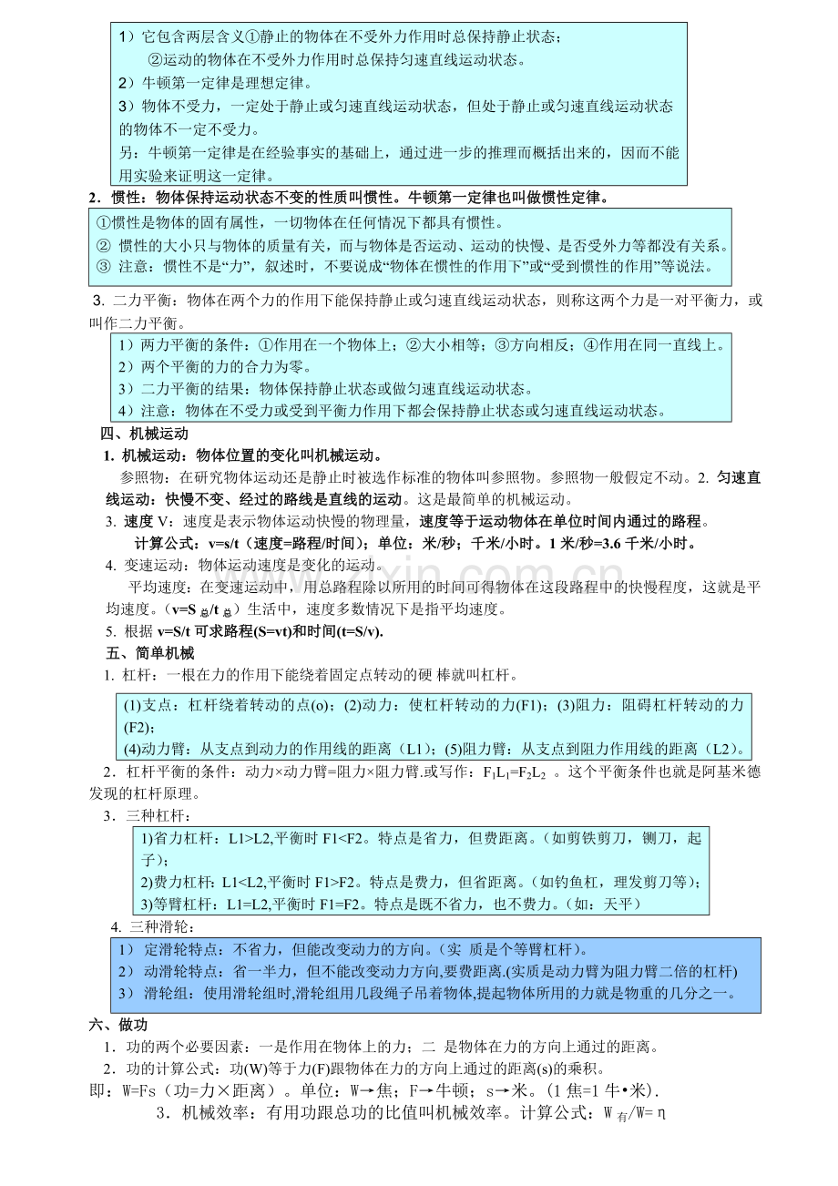 初中物理·力学知识点总结[1].doc_第3页