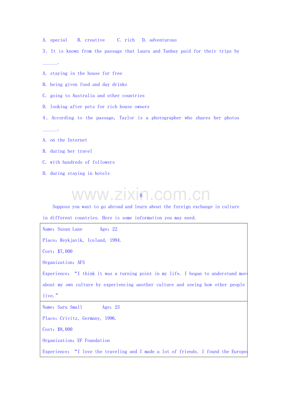 山西省右玉一中2015-2016学年高一英语下册期中考试题.doc_第2页