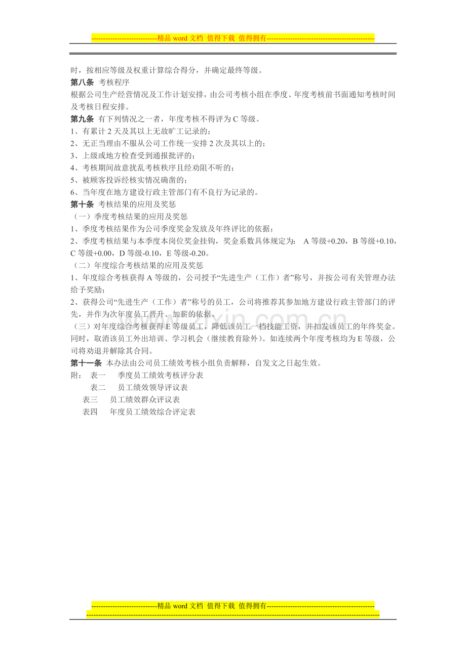 检测公司员工绩效考核管理办法..doc_第2页