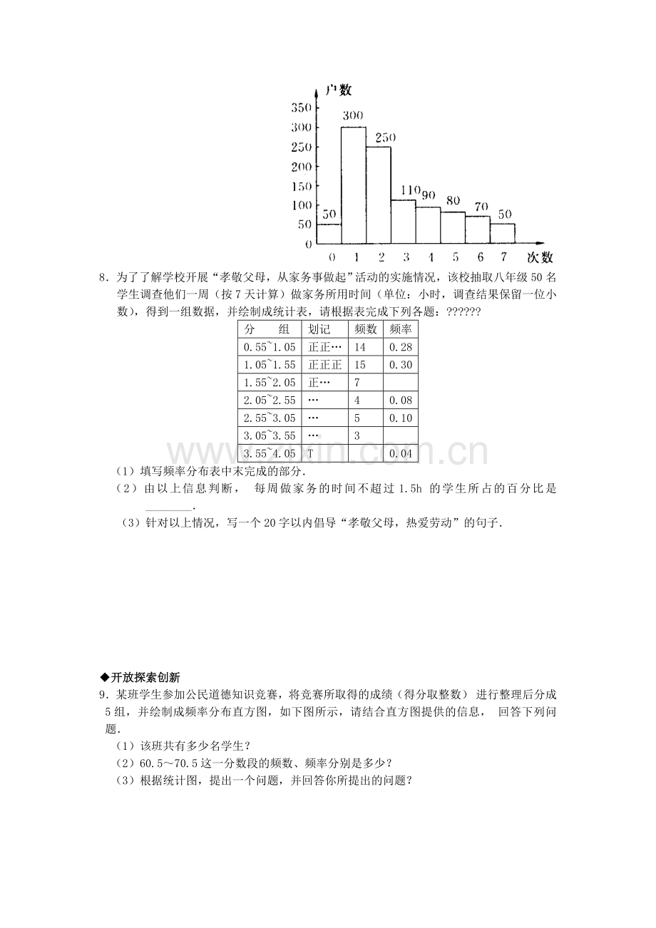 七年级数学直方图同步练习.doc_第3页