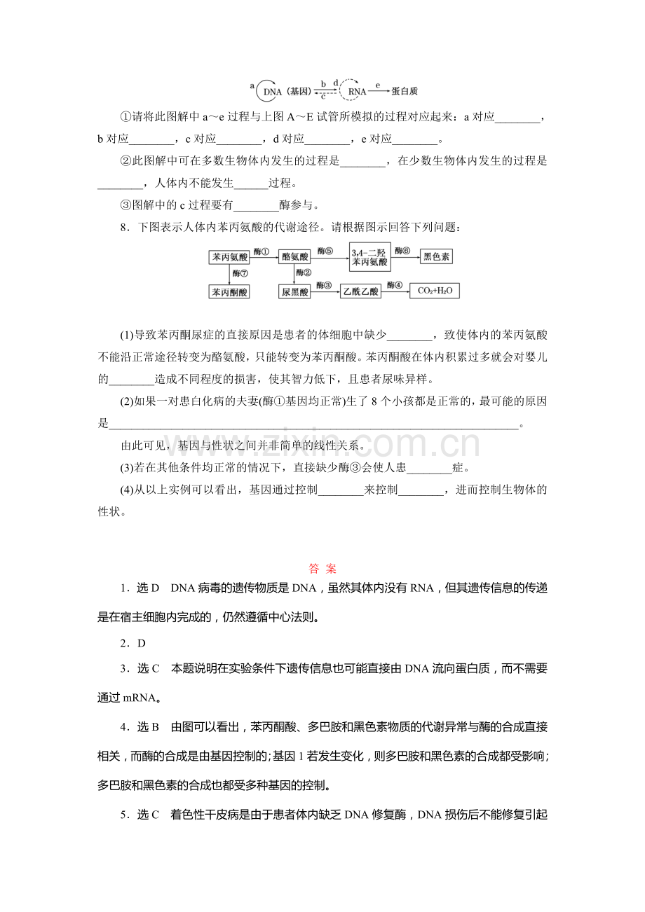 高一生物上学期课时跟踪检测16.doc_第3页