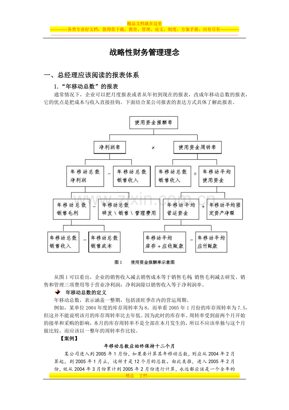 战略性财务管理的理念.docx_第1页