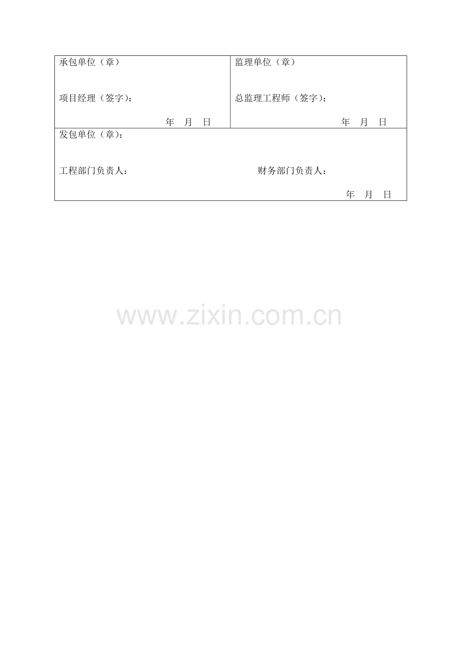 工程价款结算签证表.doc_第3页