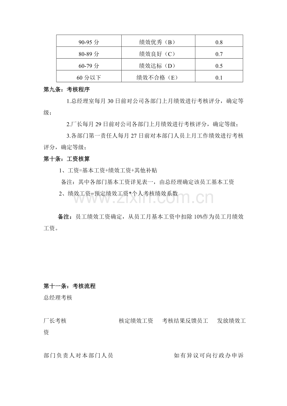 襄樊凡超机械公司后勤人员绩效考核[1]..doc_第3页