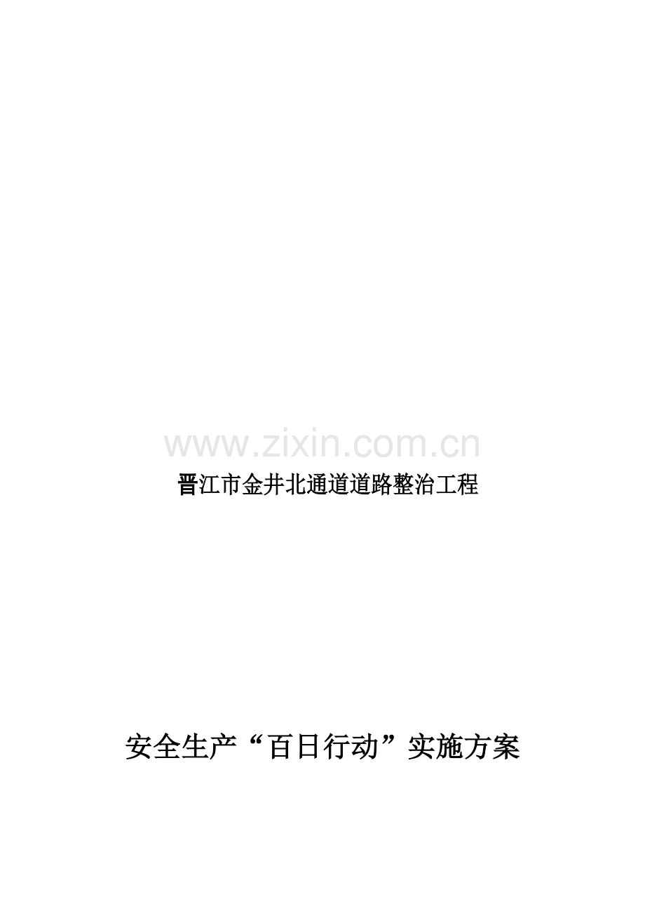 百日安全生产活动方案.doc_第1页