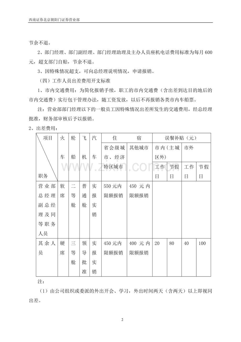 证券公司费用报销制度.doc_第2页