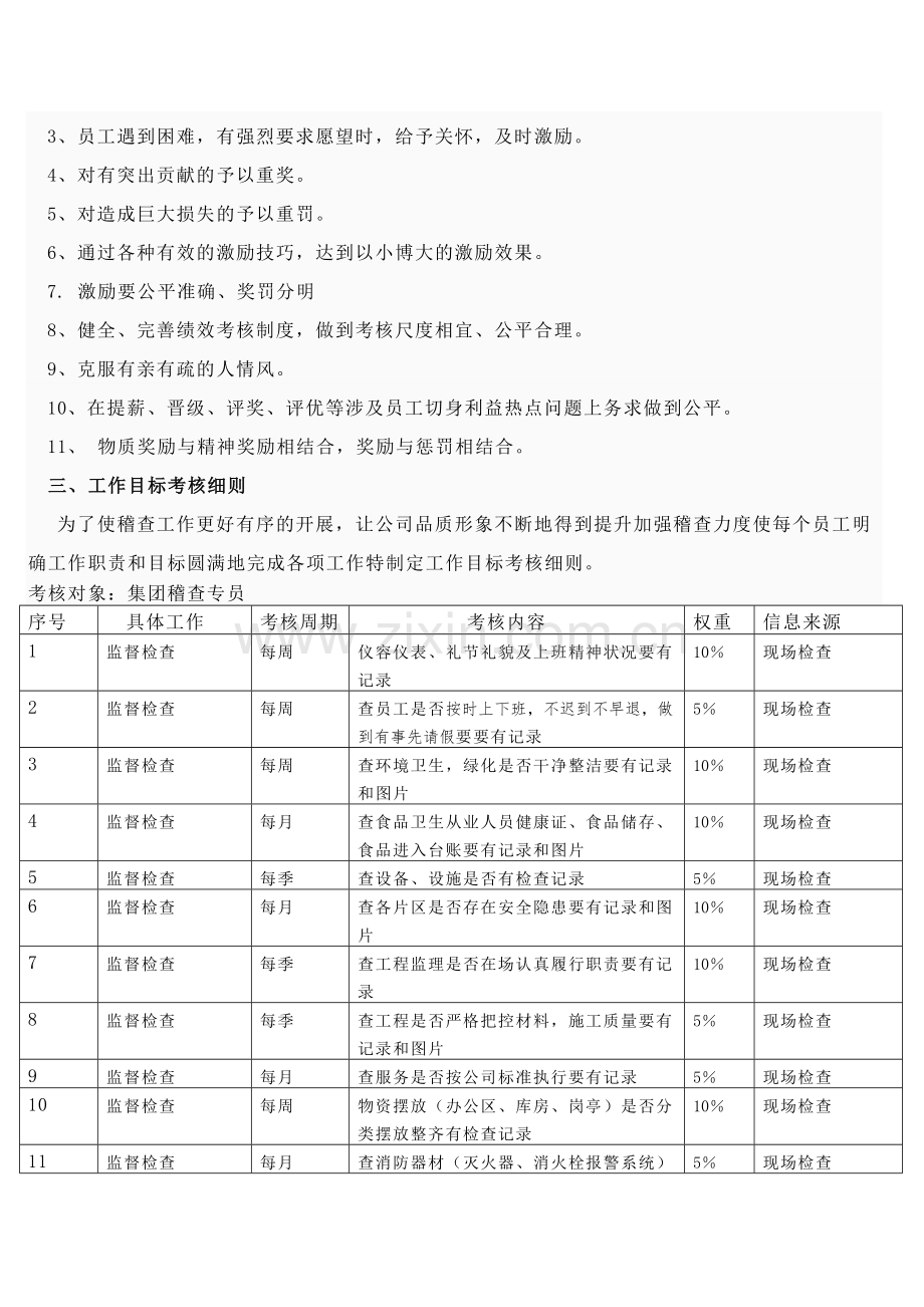 员工激励机制及考核方案.doc_第3页