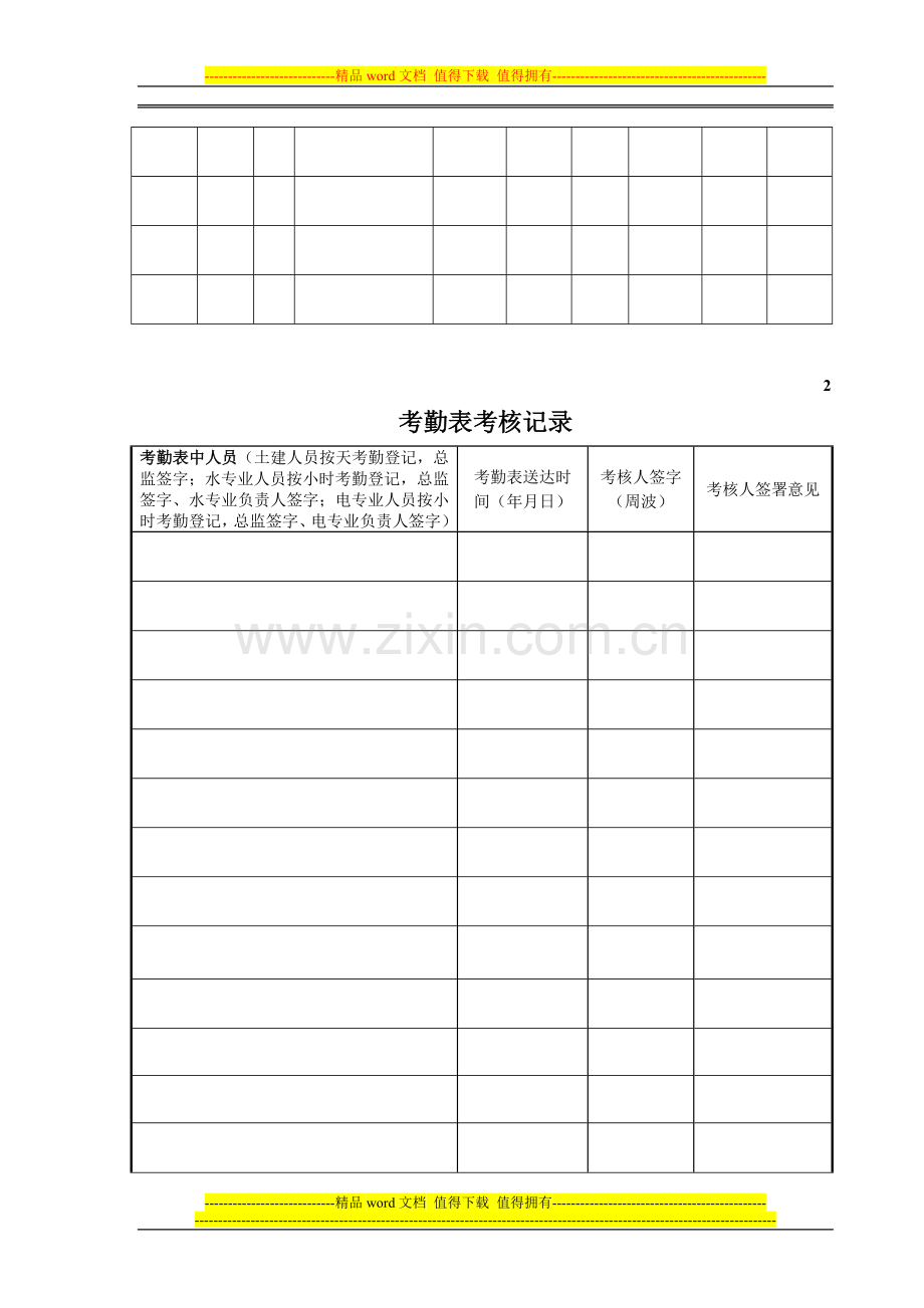 监理工程项目考核表..doc_第3页