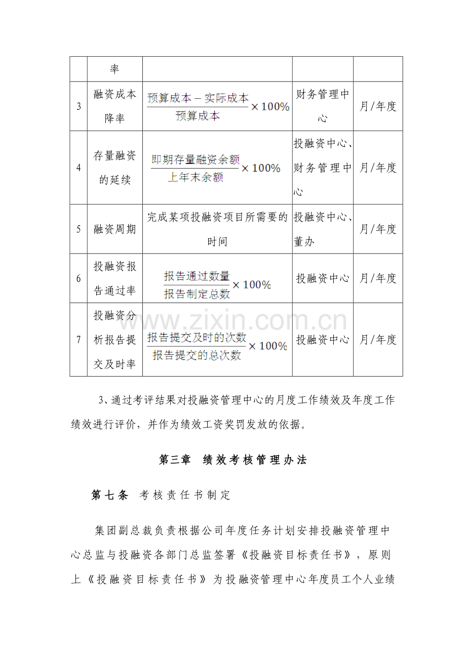 投融资管理中心绩效考核办法.doc_第3页