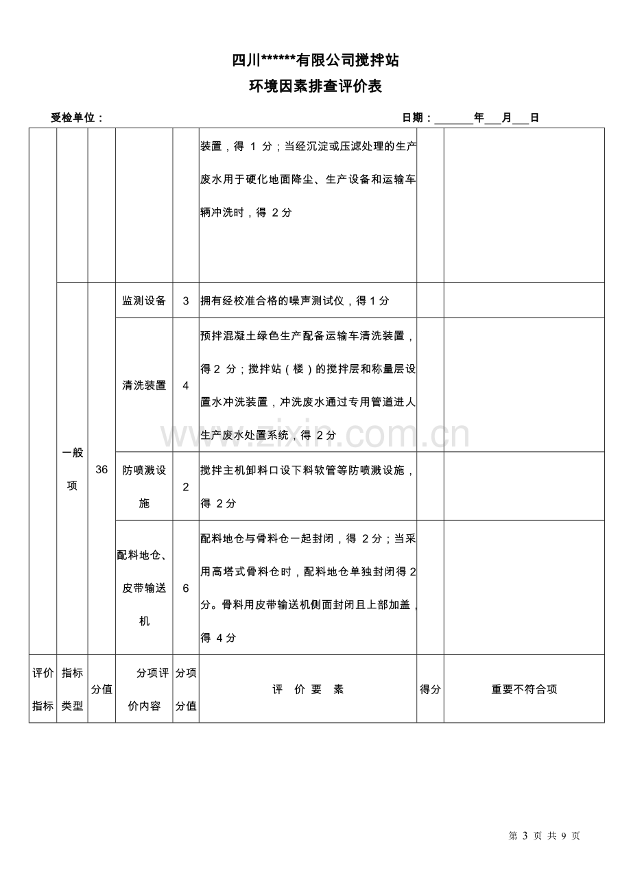 环境因素排查评价表.doc_第3页