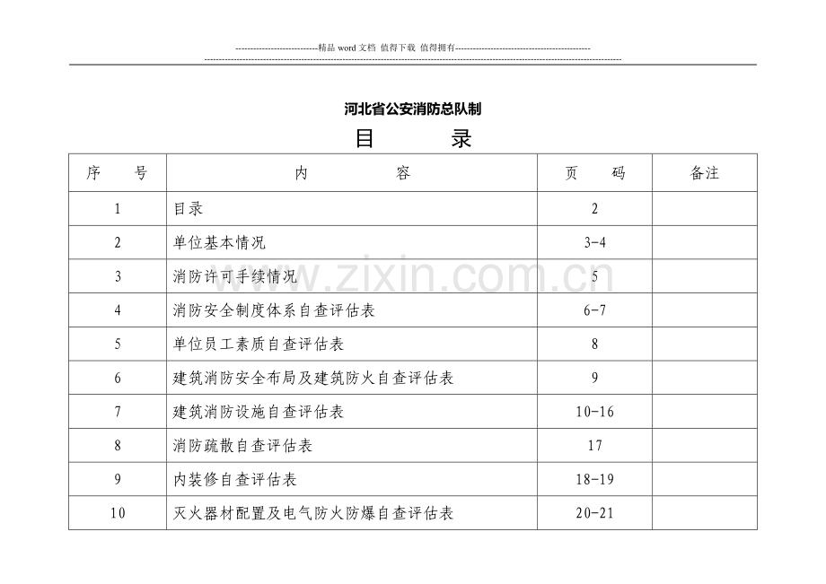 社会单位消防安全自查评估表.doc_第2页