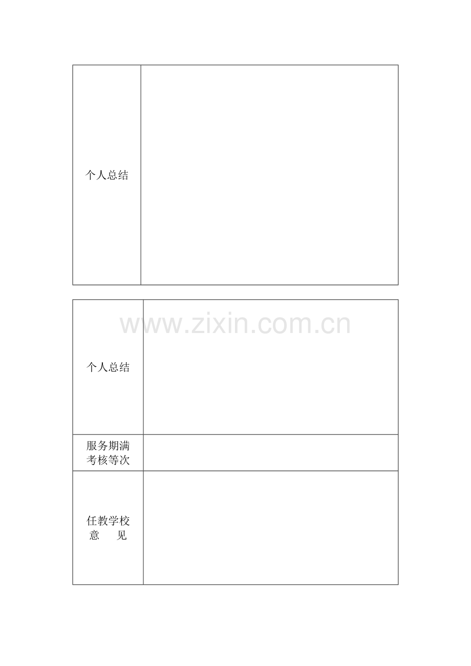 特岗生考核表..doc_第2页