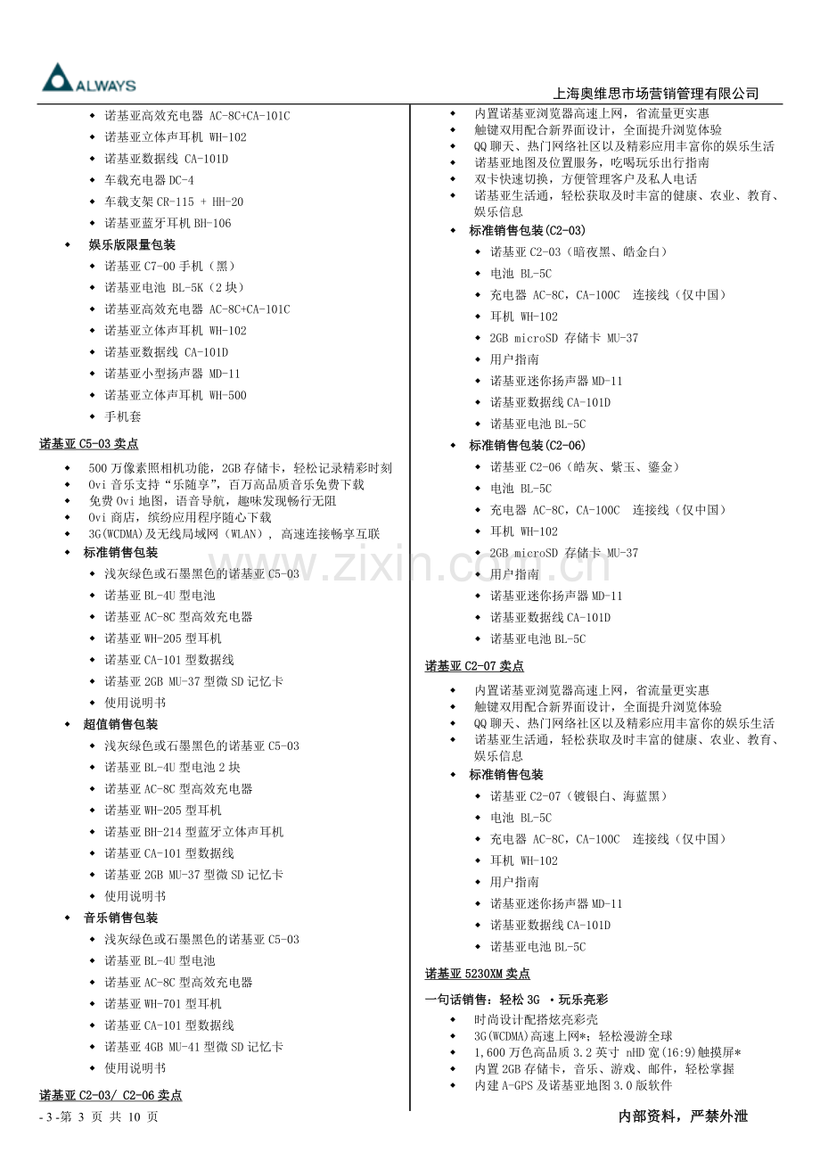 诺基亚2011年十一培训资料-完整版-(NXPowerLite).doc_第3页