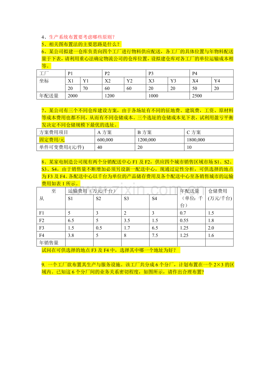 更新版生产物流管理作业题(2015版).docx_第2页