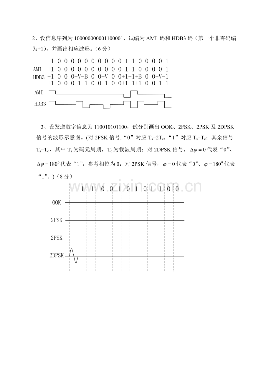 电子信息通信原理期末考试试题及答案.doc_第3页