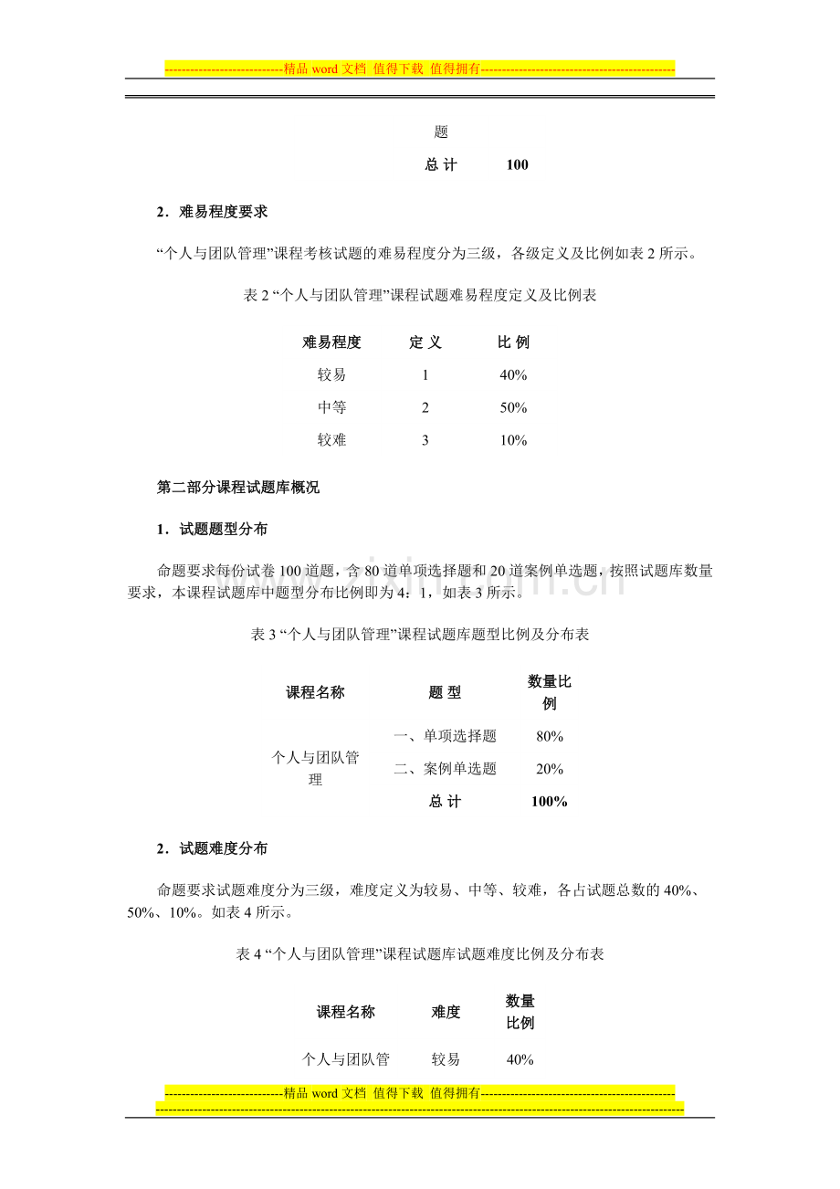 《个人与团队管理》课程考核改革方案..doc_第3页