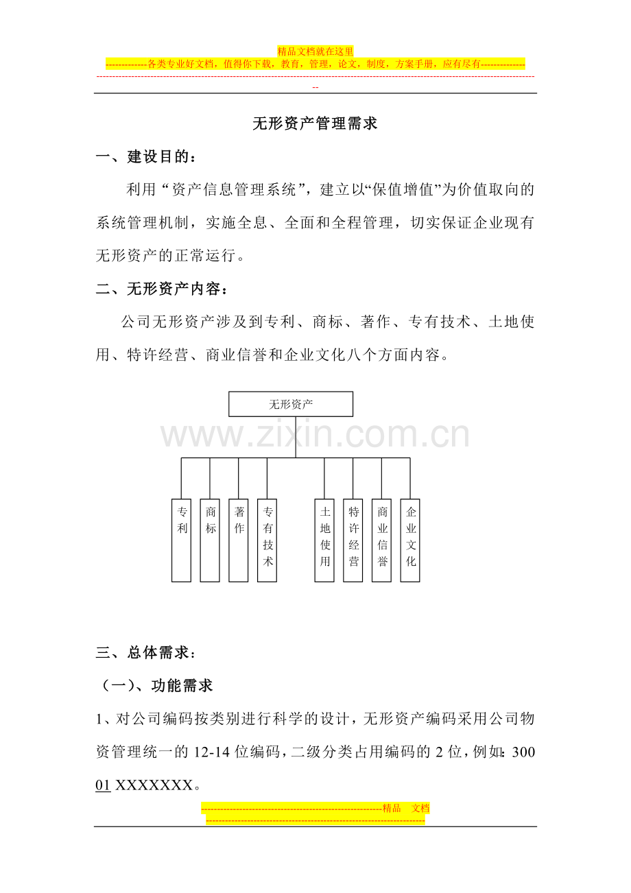 无形资产管理需求1.doc_第1页