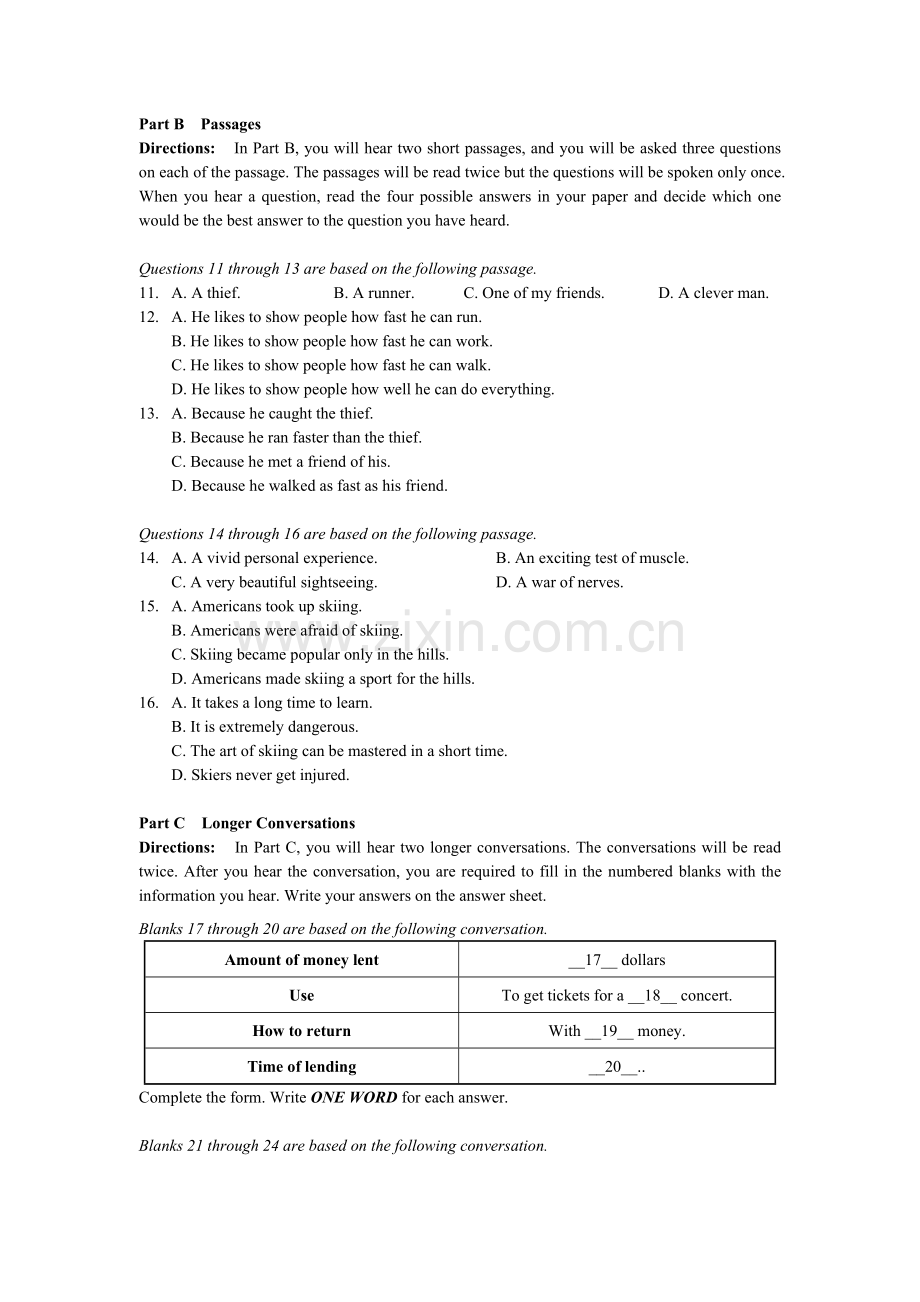 高三第二学期期中英语试卷.doc_第2页