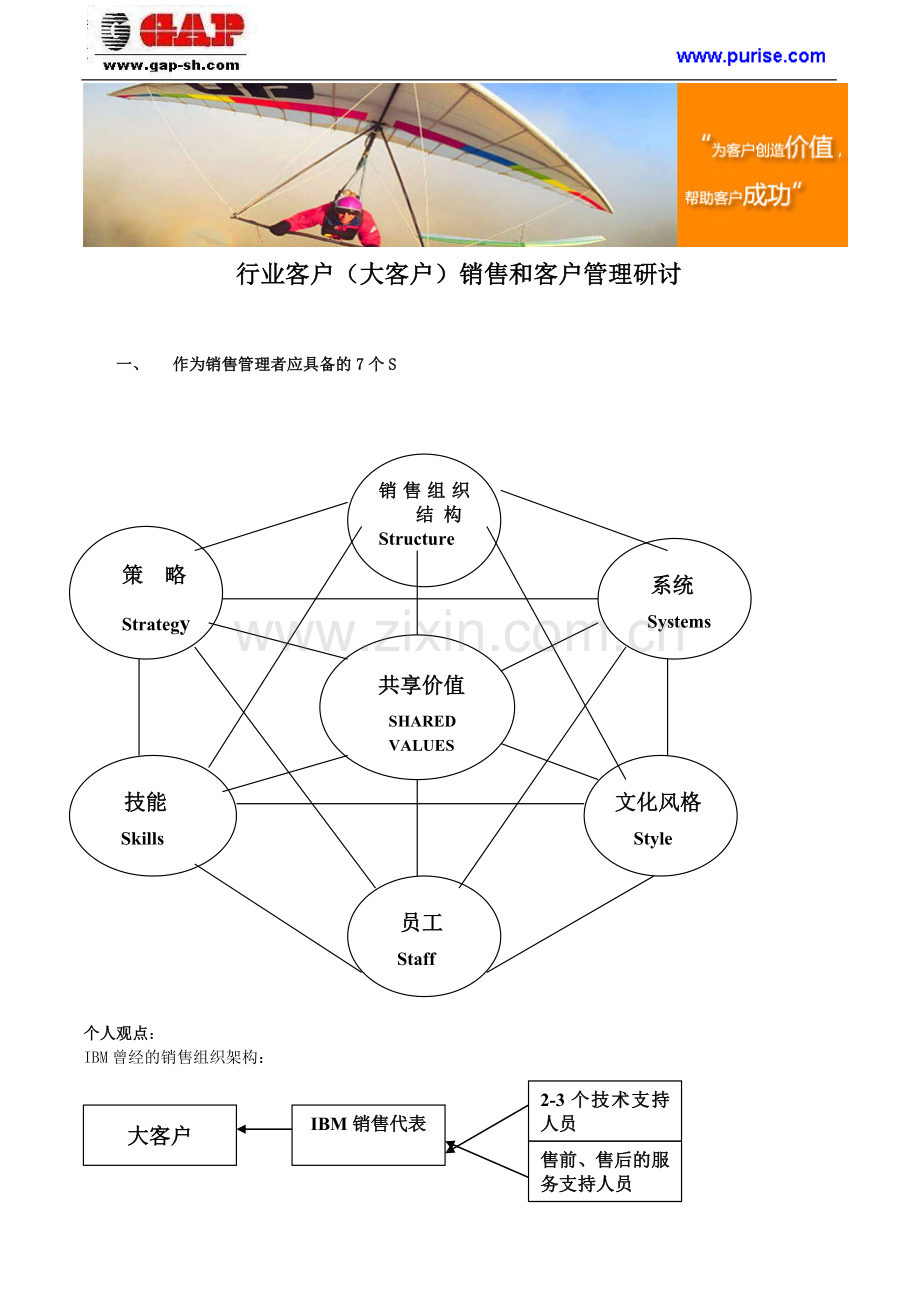 行业客户(大客户)销售和客户管理研讨.doc_第1页