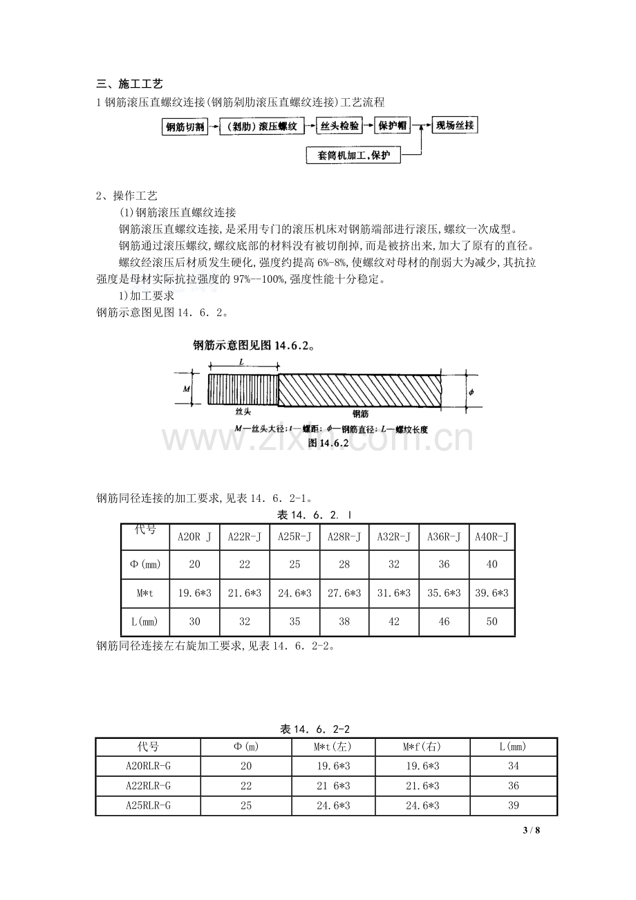 滚压直螺纹套筒工艺标准、技术交底及质量管理.doc_第3页