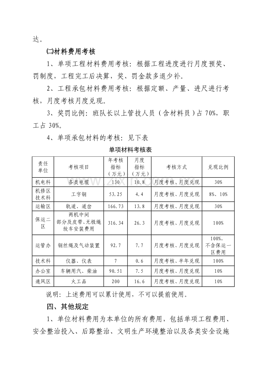 杨庄煤矿2012年材料考核管理办法.doc_第2页