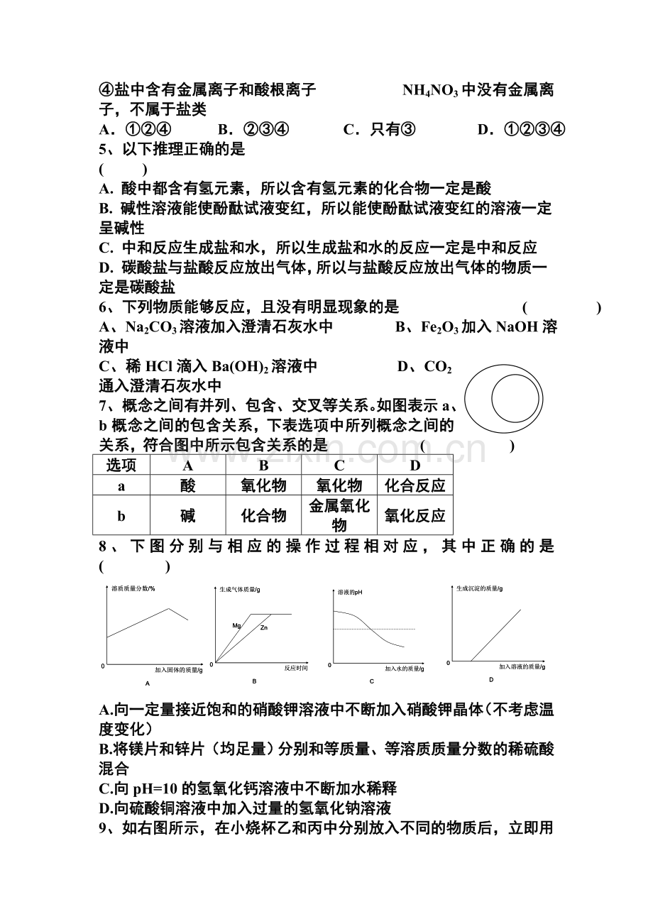 2016届九年级化学下册课时同步检测试题24.doc_第2页