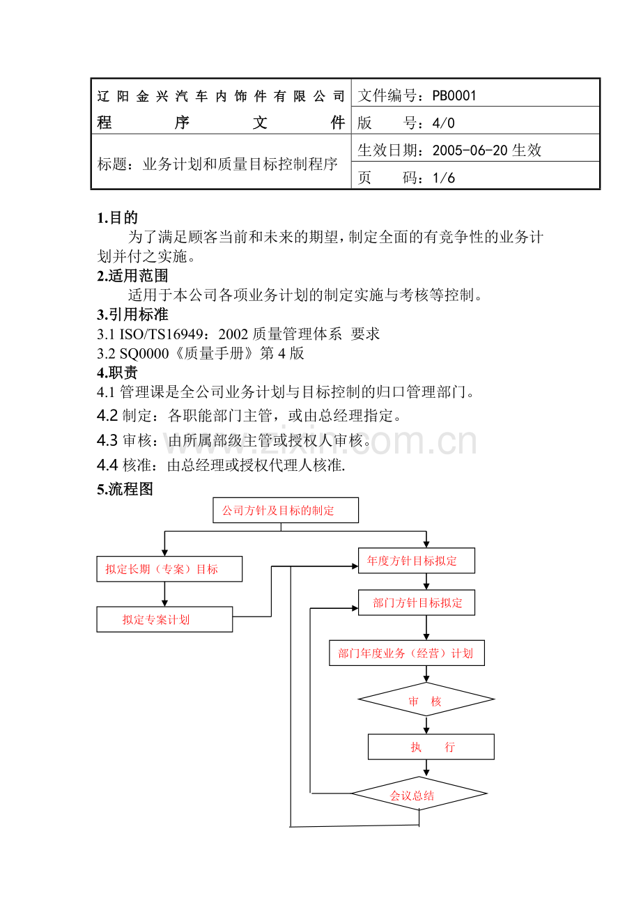 方针目标管理办法.doc_第1页