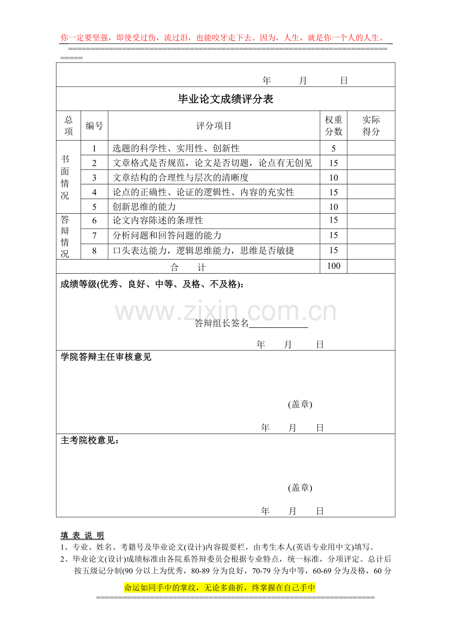 201003304155-毕业论文(指导)答辩考核情况登记表..doc_第2页