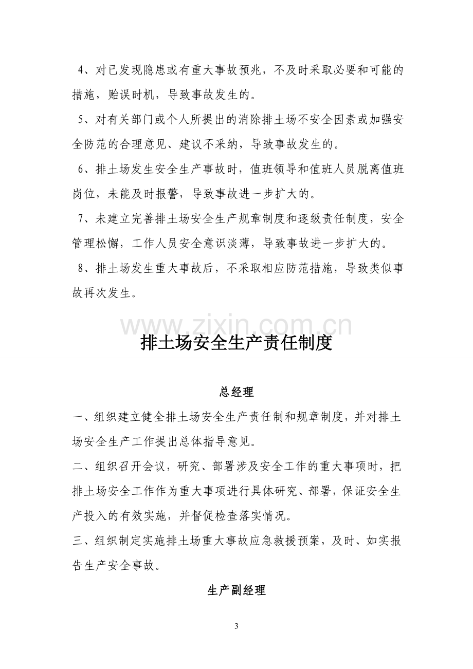 排土场安全生产规章制度及操作规程.doc_第3页