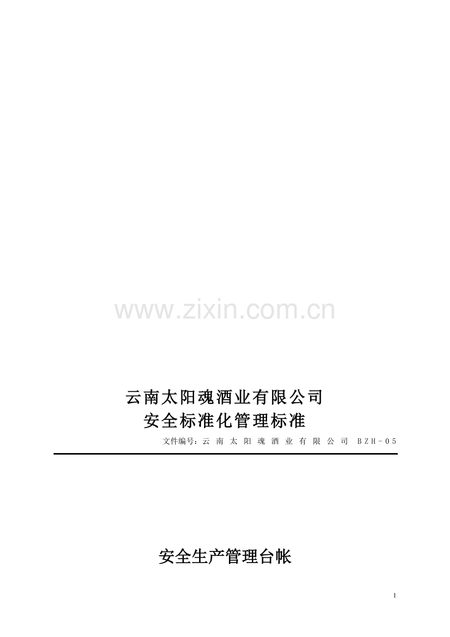 安全标准化记录表格.doc_第1页