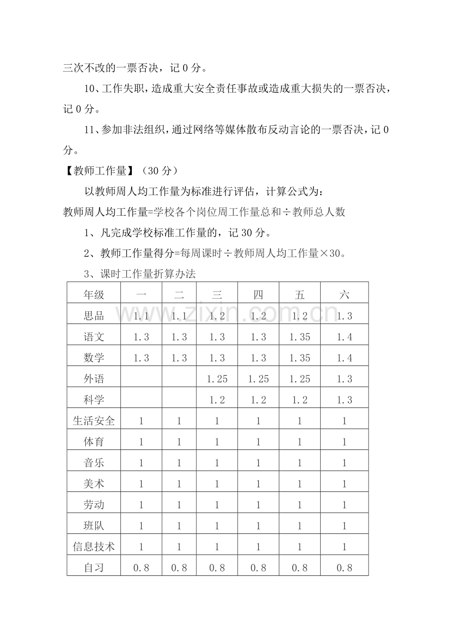 摇铃小学教师奖励性绩效工资考核细则.doc_第3页