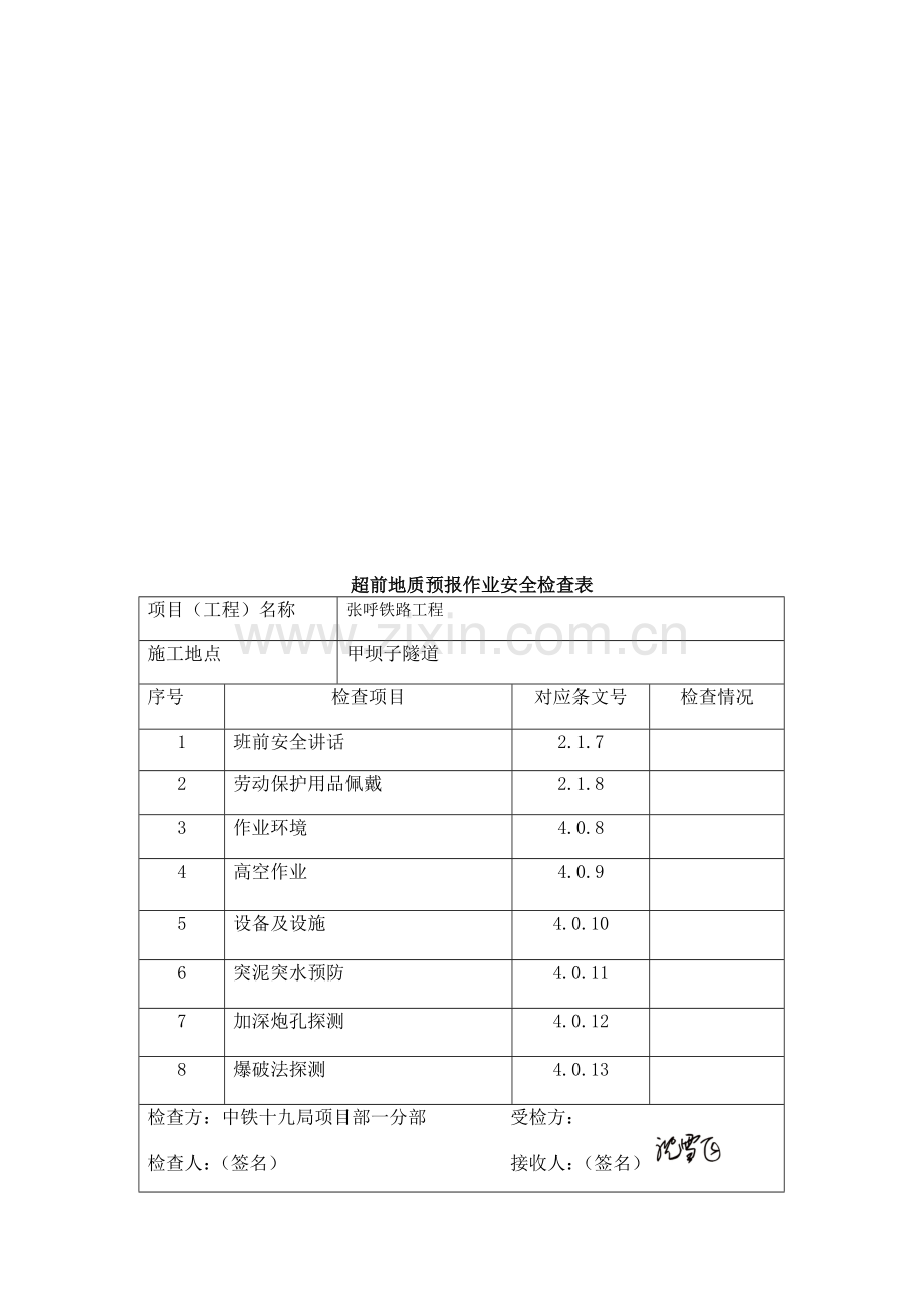 隧道安全检查表.doc_第2页